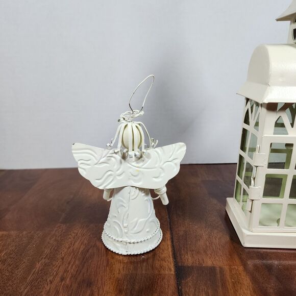 Christmas Metal Angel & Candle House - Picture 3 of 9